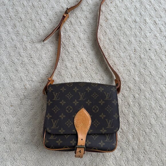 Louis Vuitton Cartouchiere MM Brown Monogram Shoulder Bag lux-319-092225 - Picture 2 of 5